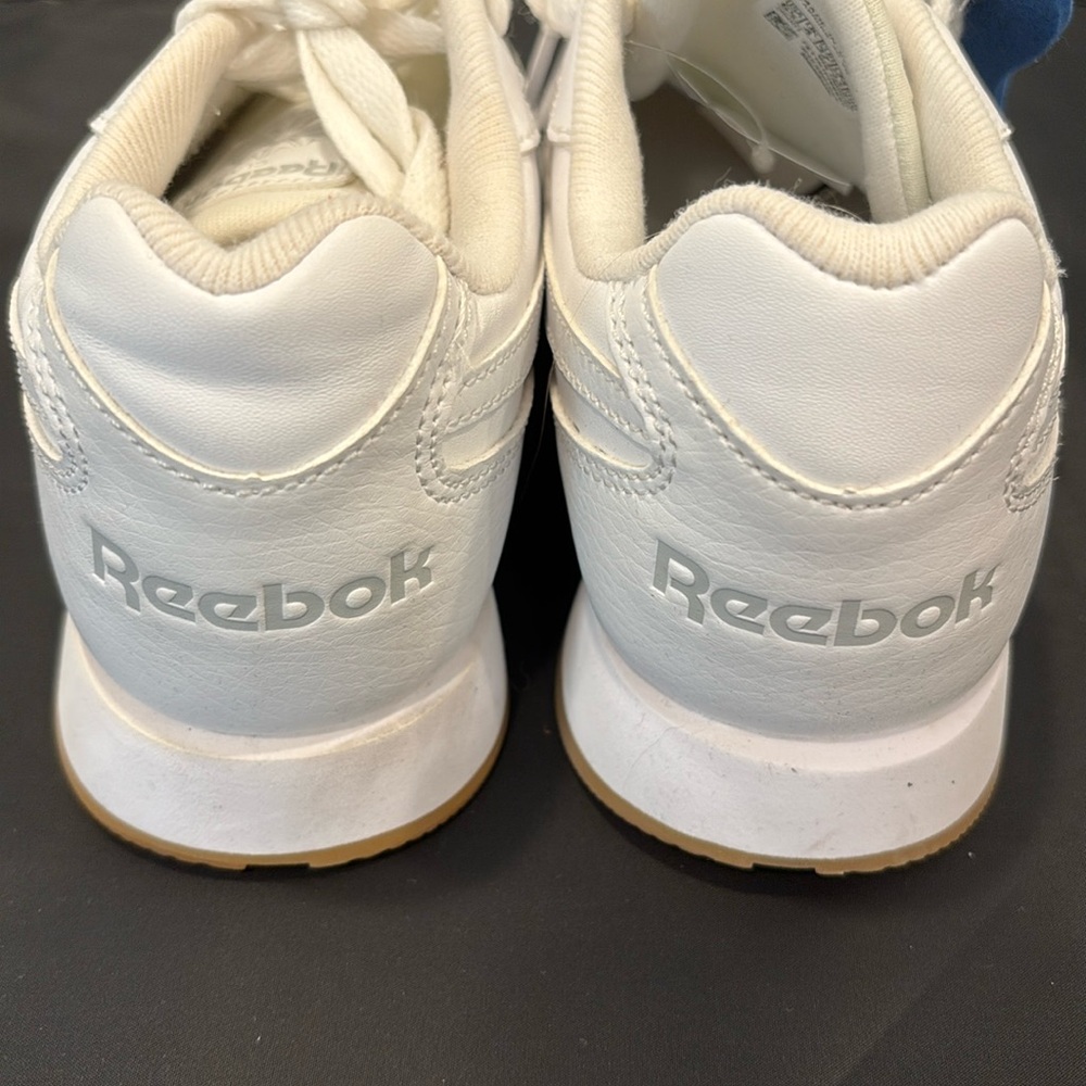 Reebok Classic White Sneakers with Ortholite Size 6.5 NEW - Picture 6 of 12